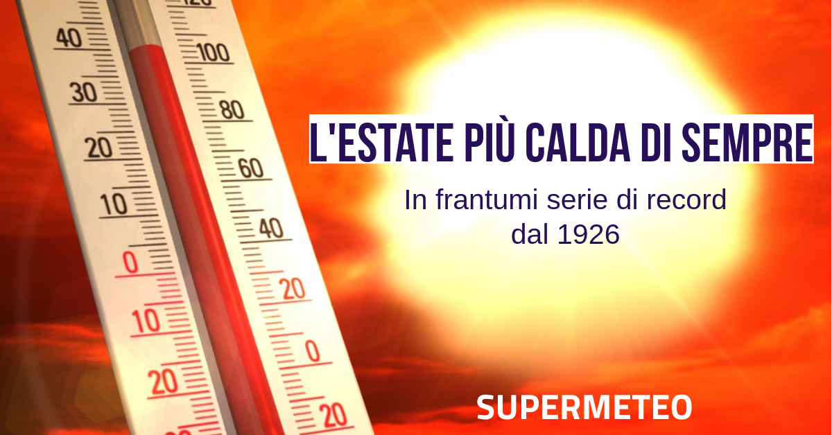 Caldo record: la peggiore estate di sempre