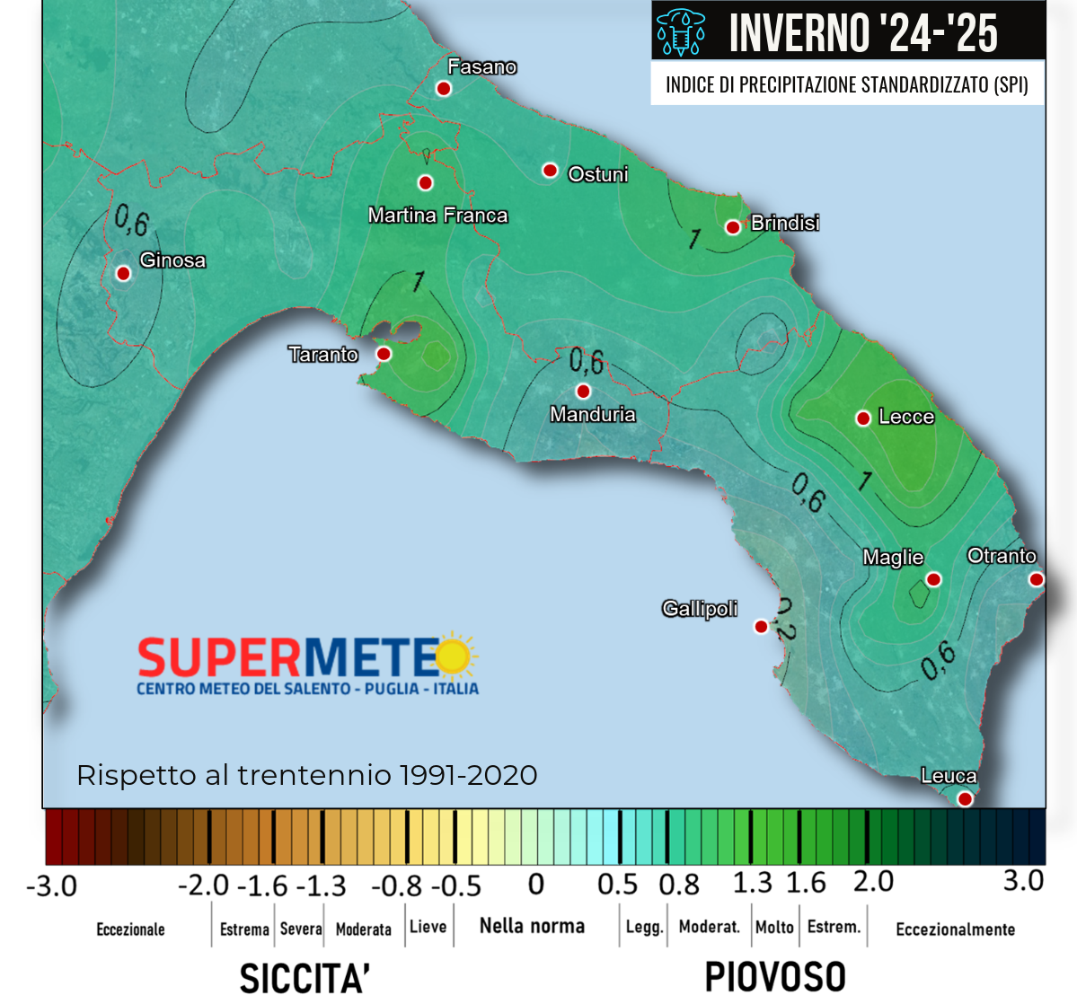 Un inverno dalle tinte autunnali: caldo e piovoso