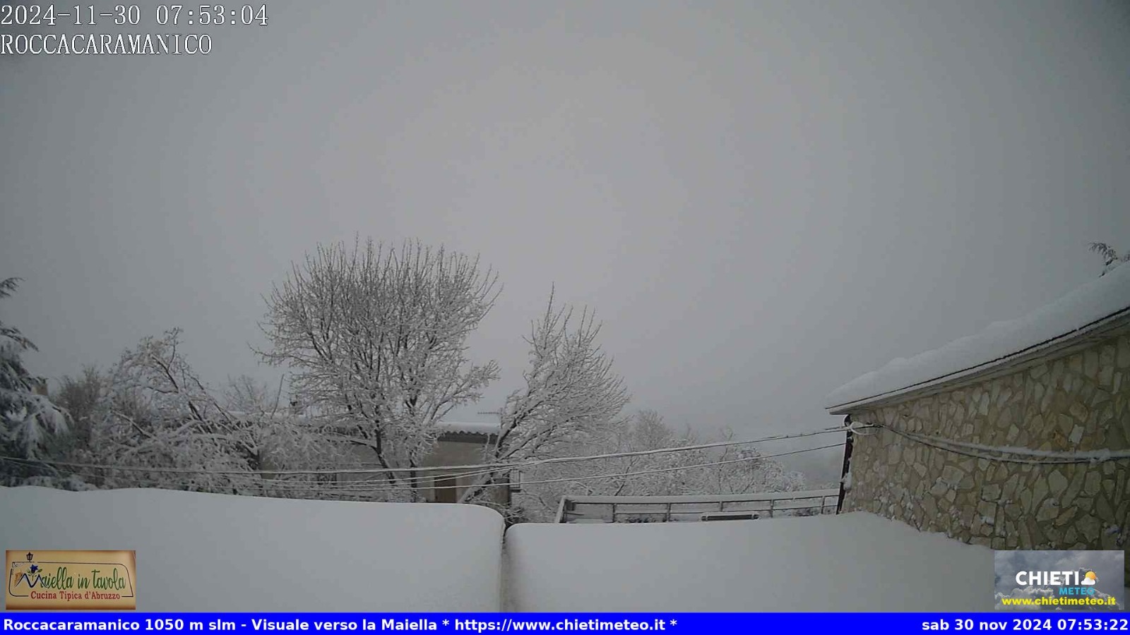 Nevicata abbondante su Appennino meridionale